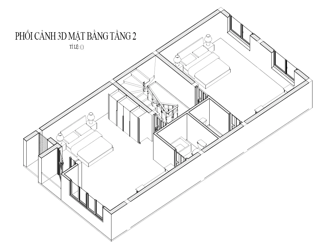 Tư vấn nhà phố 3 tầng đẹp hiện đại có gara