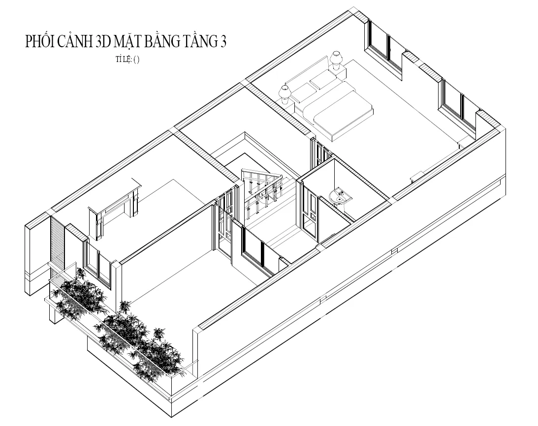 Tư vấn nhà phố 3 tầng đẹp hiện đại có gara