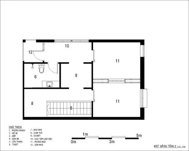 Tư vấn thiết kế mẫu nhà 2 tầng 6x8m đẹp và tiện dụng