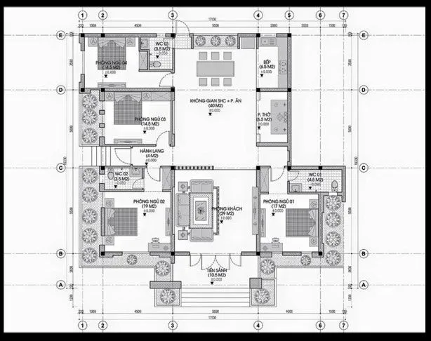 Tư vấn thiết kế nhà cấp 4 mái thái 8x15m hiện đại và khoa học