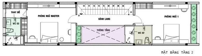 Tư vấn thiết kế nhà ống 3 tầng mái thái đẹp