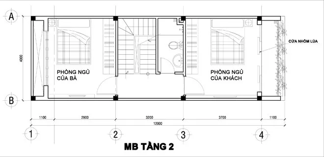 Tư vấn thiết kế trọn gói nhà ống 3 tầng 1 tum tại Yên Bái