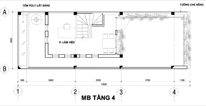 Tư vấn thiết kế trọn gói nhà ống 3 tầng 1 tum tại Yên Bái