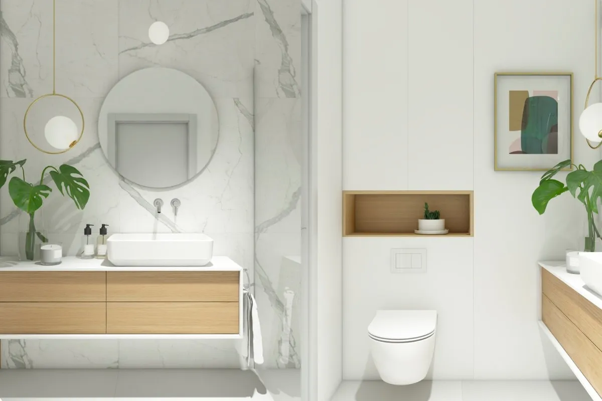 Tuyển chọn 25 mẫu thiết kế toilet đẹp điên đảo chủ nghĩa tối giản