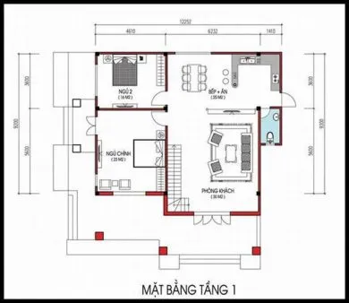 Xây nhà 2 tầng 600 triệu mê không cưỡng nổi