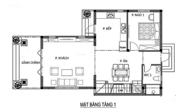 10+ mẫu nhà cấp 4 gác lửng đẹp 2021 vạn người mê