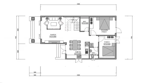 10+ mẫu nhà cấp 4 gác lửng đẹp 2021 vạn người mê