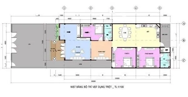 3 mẫu nhà cấp 4 mái thái 5×25 ấn tượng đầy đủ công năng