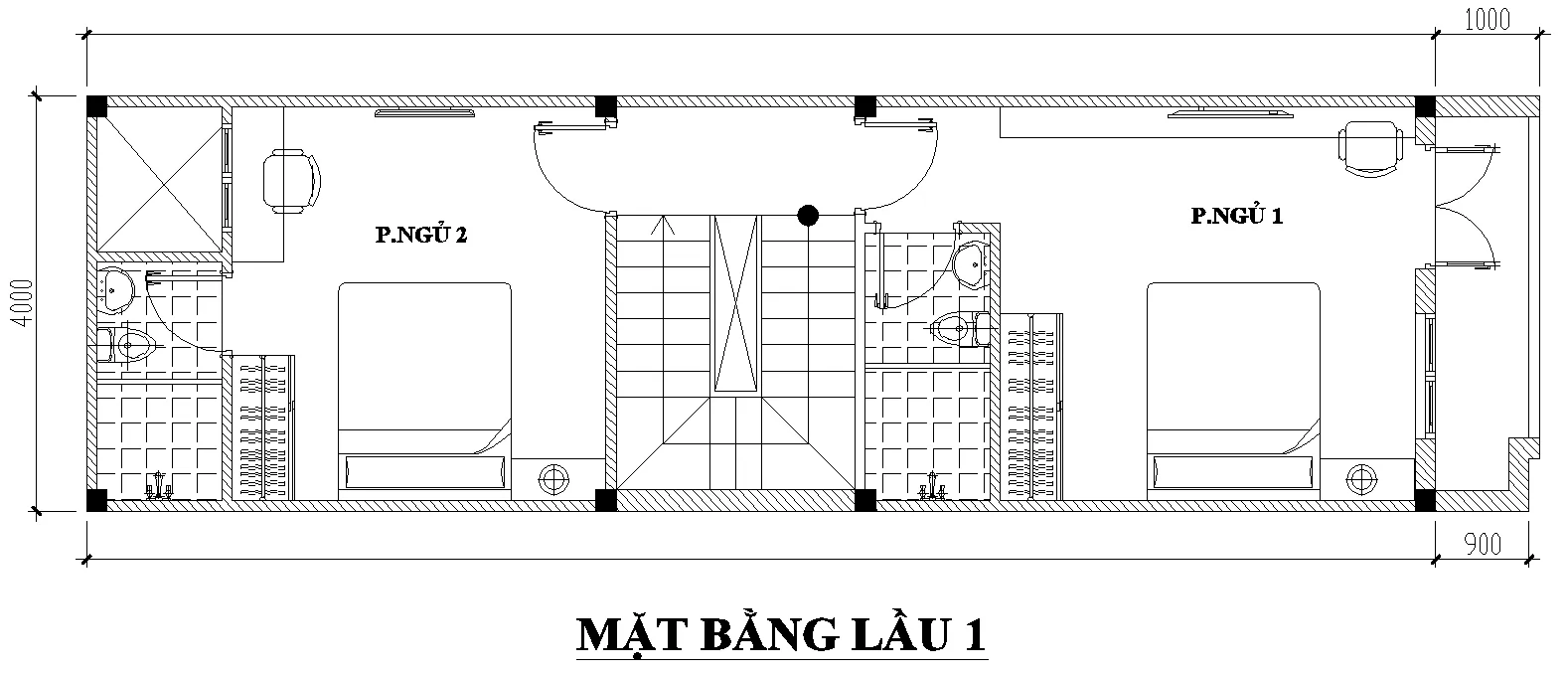 3 mẫu thiết kế nhà 2 tầng 4x12m rẻ đẹp đáng xây hiện nay