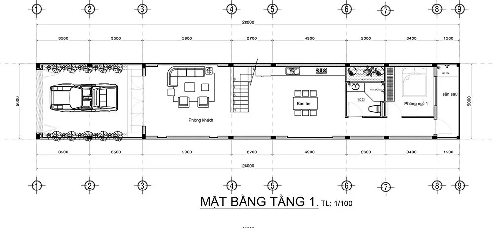 4 mẫu nhà 2 tầng 5x21m hiện đại đẹp tiện nghi + Bản vẽ chi tiết