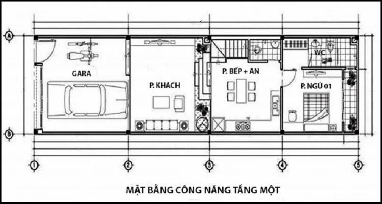 4 mẫu nhà ống 2 tầng 3 phòng ngủ 5×18 đẹp hiện đại và thịnh hành