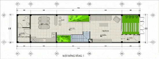 4 mẫu nhà ống 3 tầng 4x17m mái bằng trẻ trung bất ngờ