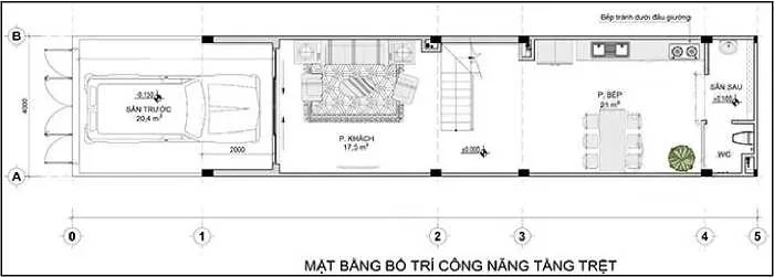 4 mẫu nhà ống 3 tầng 4x17m mái bằng trẻ trung bất ngờ