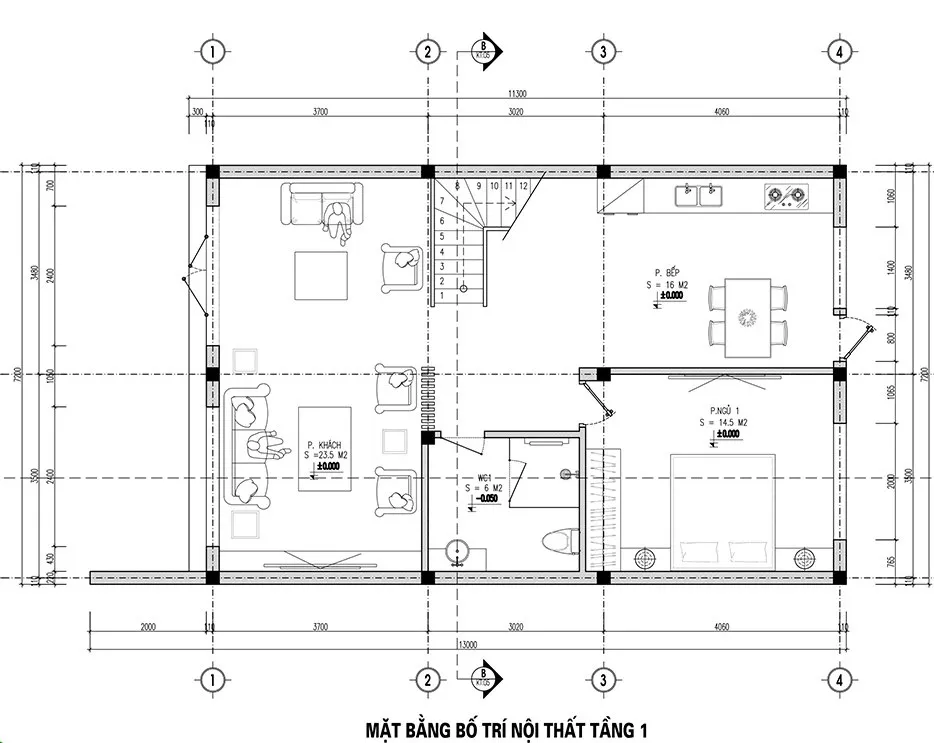 4 Mẫu thiết kế nhà 2 tầng 7x11m đẹp được chú ý nhất hiện nay