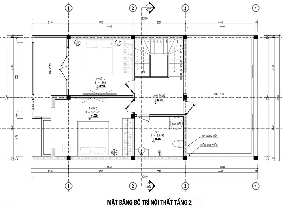 4 Mẫu thiết kế nhà 2 tầng 7x11m đẹp được chú ý nhất hiện nay