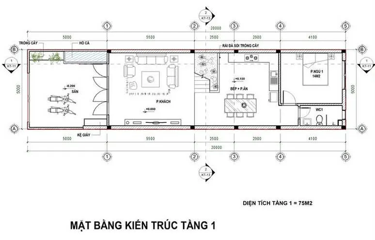 4 mẫu thiết kế nhà 3 tầng 5x17m hiện đại cho gia chủ ở thành phố