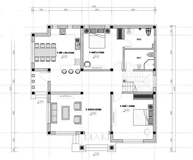 5 gợi ý mẫu nhà cấp 4 gác lửng 4 phòng ngủ đẹp không thể bỏ qua