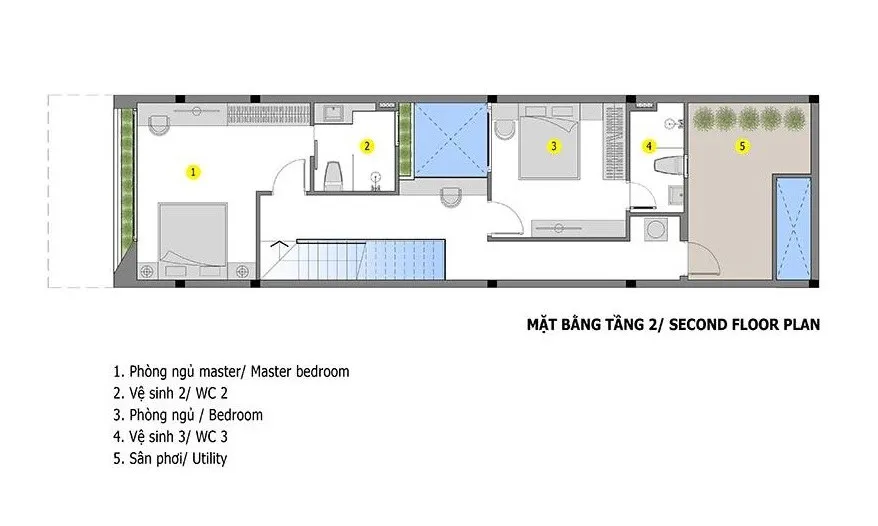 5 mẫu nhà 2 tầng 6x20m đẹp nhìn muốn xây ngay khi có đất