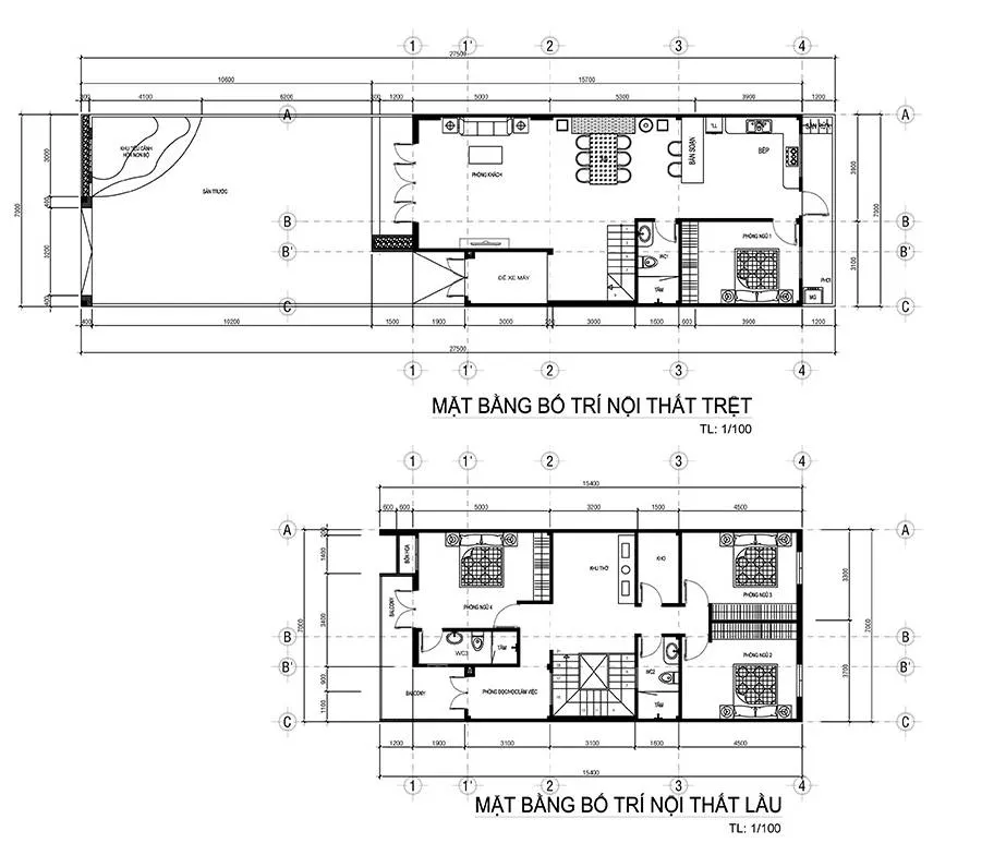 5 mẫu nhà 2 tầng 7x16m đáng mơ ước cho các vợ chồng trẻ