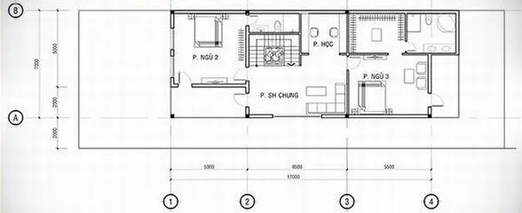 5 mẫu nhà 2 tầng 7x17m tiêu biểu để các gia chủ tham khảo chọn lựa