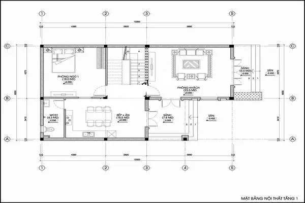 5 mẫu nhà 2 tầng chữ l 100m2 mái bằng đẹp được lựa chọn nhiều