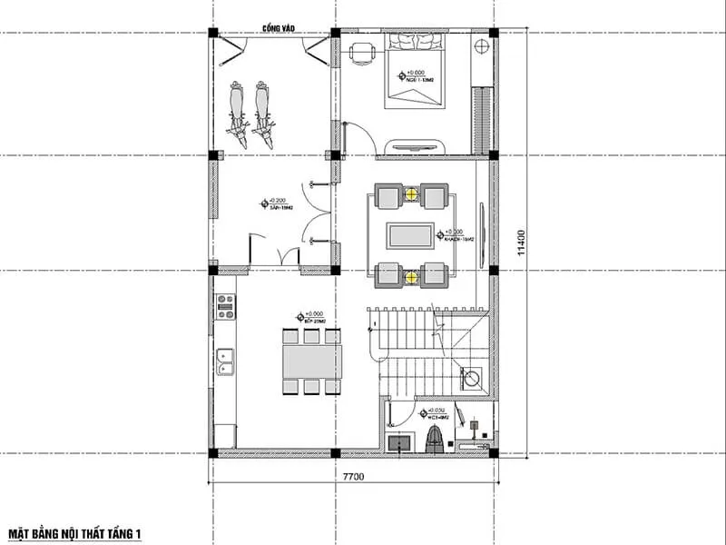 5 mẫu nhà 2 tầng chữ l 100m2 mái bằng đẹp được lựa chọn nhiều