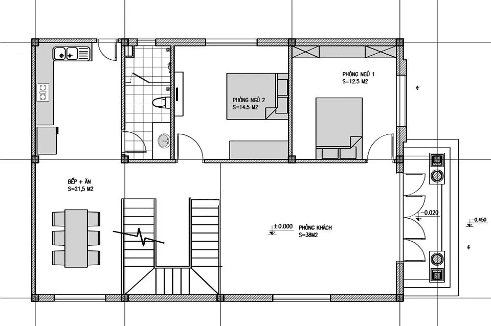 5 mẫu nhà 2 tầng mái thái 8x10m đẹp ai nhìn cũng mê