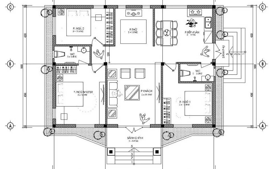 5 mẫu nhà cấp 4 9x12m đốn tim bạn ngay từ cái nhìn đầu tiên