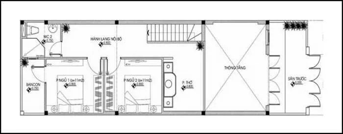 5 mẫu nhà cấp 4 gác lửng mặt tiền 5m đẹp theo từng kích thước cụ thể