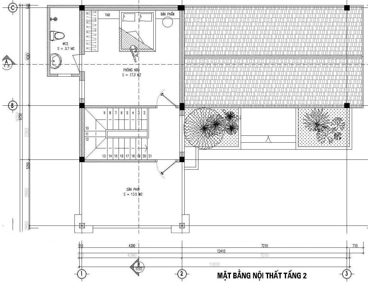 5 mẫu nhà chữ l 2 tầng 80m2 mái thái đẹp hot nhất 2024