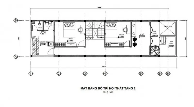 5 mẫu nhà ống 2 tầng 3 phòng ngủ có gara đẹp hiện đại tiện nghi