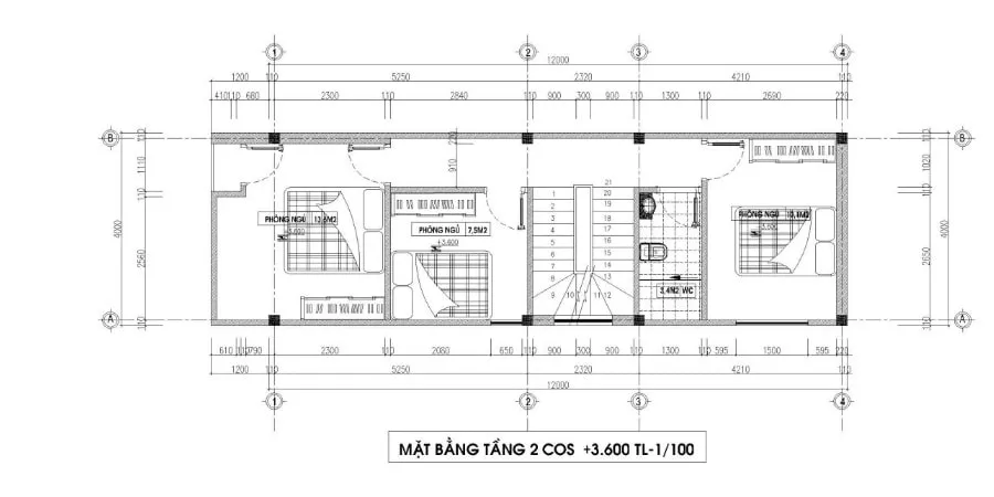 5 mẫu nhà ống 2 tầng 4x15m đẹp hoàn hảo kèm bản vẽ chi tiết