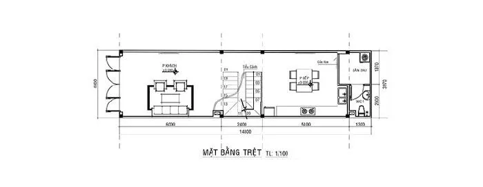 5 mẫu nhà ống 2 tầng 4x15m đẹp hoàn hảo kèm bản vẽ chi tiết