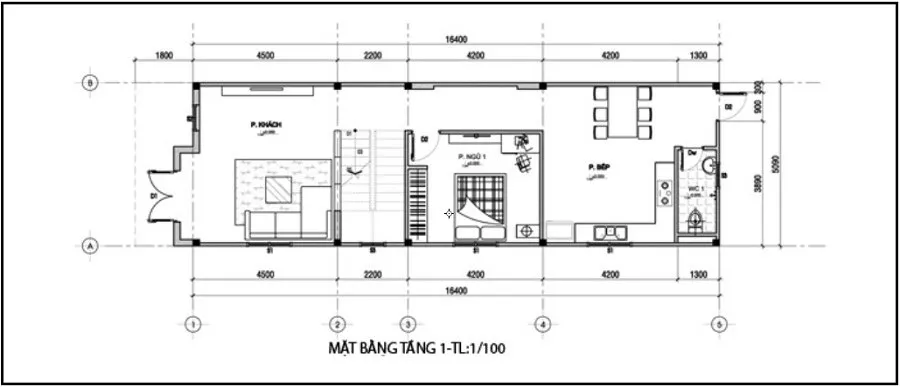 5 mẫu nhà ống 2 tầng 4x18m hiện đại nhỏ đẹp không lo bí bách