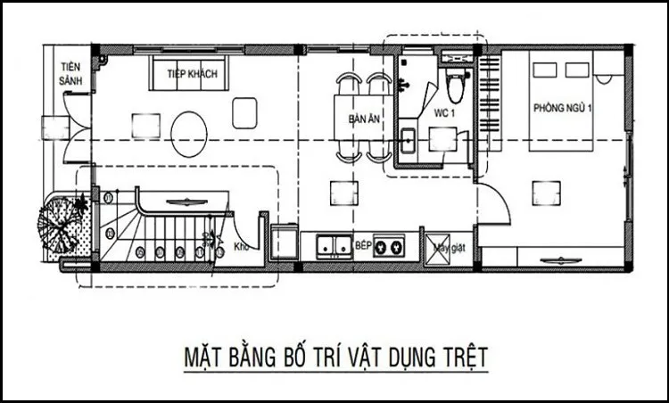 5 mẫu nhà ống 2 tầng 5x12m đẹp hiện đại đang được săn lùng