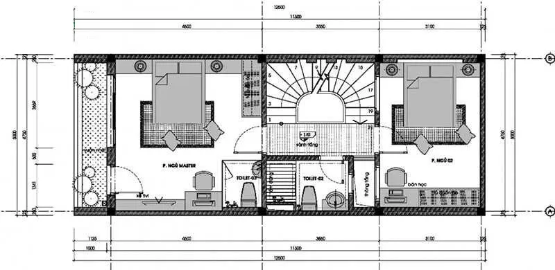 5 mẫu nhà ống 2 tầng 5x12m đẹp hiện đại đang được săn lùng