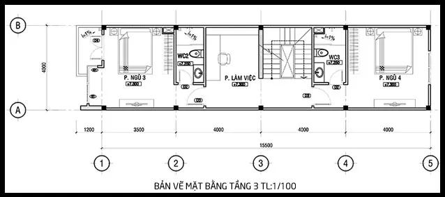 5 mẫu nhà ống 3 tầng 1 tum 4x15m đẹp và hiện đại