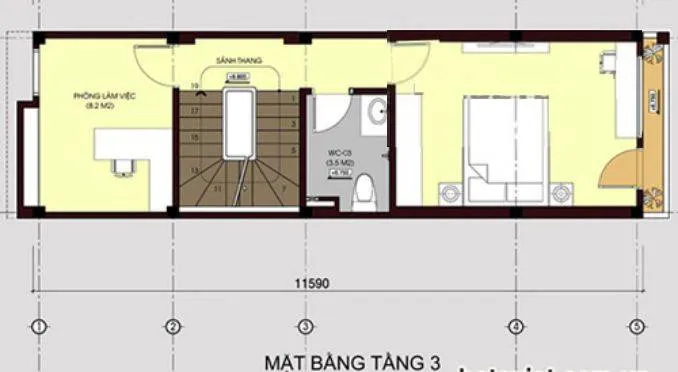 5 mẫu nhà ống 3 tầng 1 tum 4x15m đẹp và hiện đại