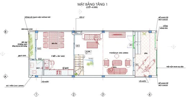 5 mẫu nhà ống 3 tầng 5x12m được nhiều gia chủ quan tâm