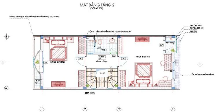 5 mẫu nhà ống 3 tầng 5x12m được nhiều gia chủ quan tâm