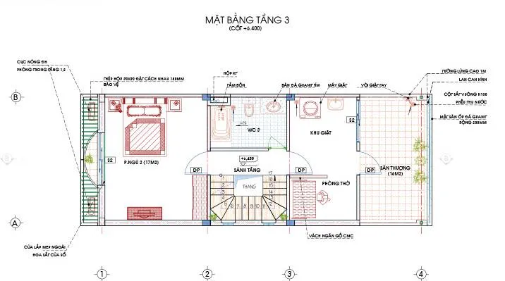 5 mẫu nhà ống 3 tầng 5x12m được nhiều gia chủ quan tâm