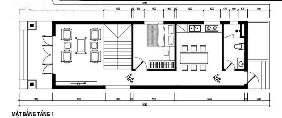 5 mẫu thiết kế nhà 2 tầng 4x16m cho gia đình 3-4 thành viên