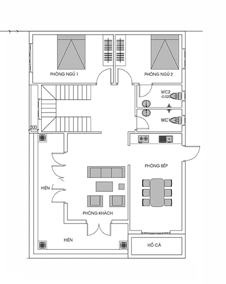 5 mẫu thiết kế nhà 2 tầng 9x13m đẹp sang trọng ai cũng cần tham khảo