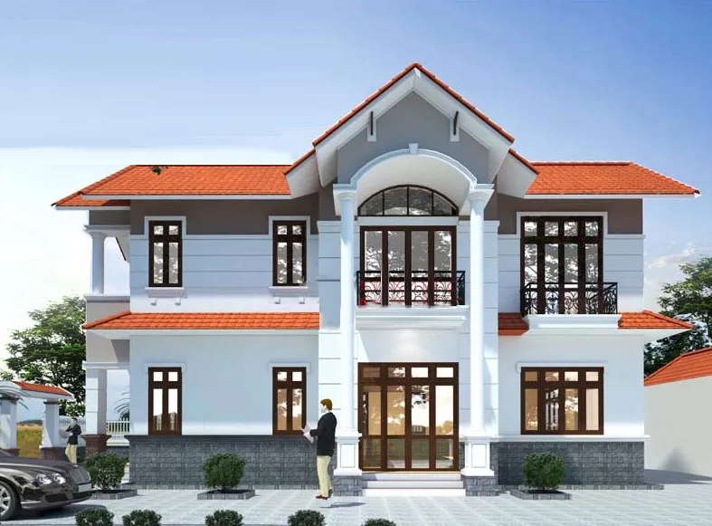 5 mẫu thiết kế nhà 2 tầng 9x13m đẹp sang trọng ai cũng cần tham khảo