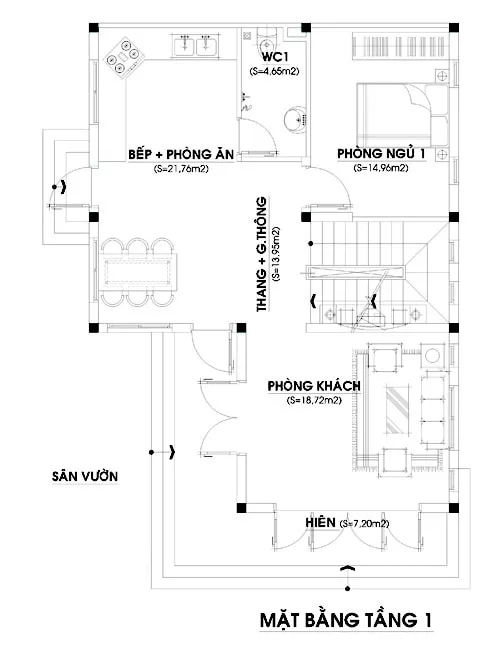 6 mẫu nhà 2 tầng 4 phòng ngủ 80m2 đẹp không nên bỏ qua