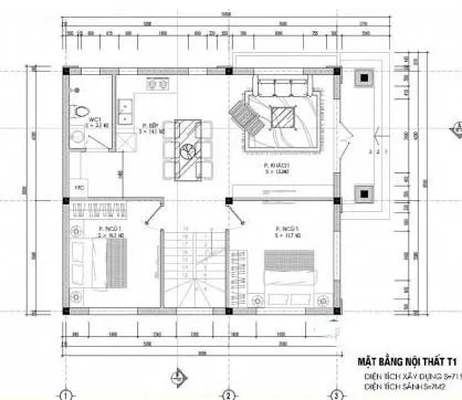 6 mẫu nhà 2 tầng 4 phòng ngủ 80m2 đẹp không nên bỏ qua