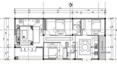 6 mẫu nhà cấp 4 7x15m mái bằng đơn giản nhưng vẫn hút mắt người xem