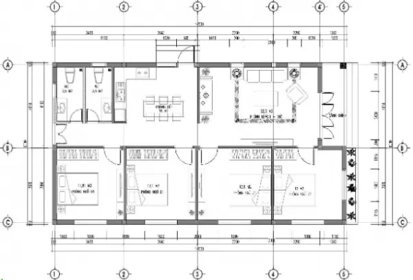 6 mẫu nhà cấp 4 8x14m mái thái đẹp không thể bỏ qua