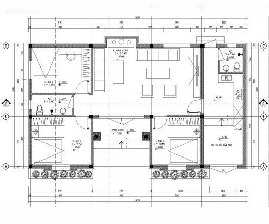 6 mẫu nhà cấp 4 8x14m mái thái đẹp không thể bỏ qua