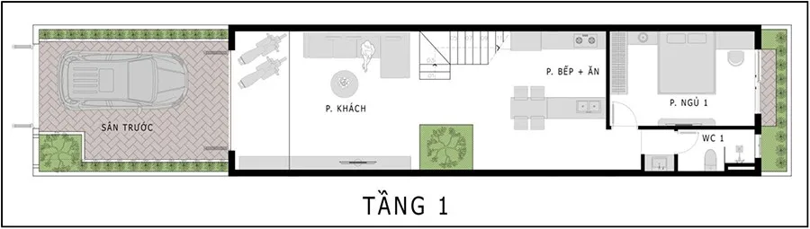 6 mẫu nhà ống 2 tầng 4x20m 2021 hot có mặt bằng chi tiết công năng